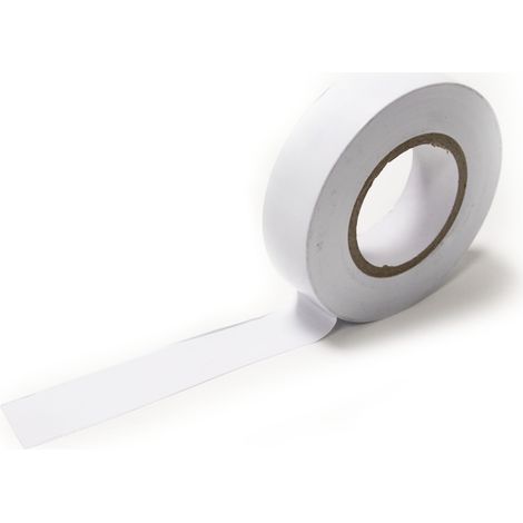 BeMatik - Ruban isolant blanc 0,15x19mm à bobine 10m (1/3)