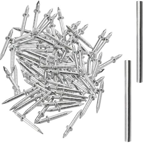 200 clous à double tête - Fixation professionnelle de meubles (1/5)