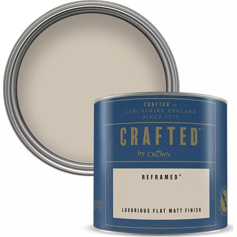 Crown Crafted Luxurious Flat Matt Emulsion 125ml (1/3)