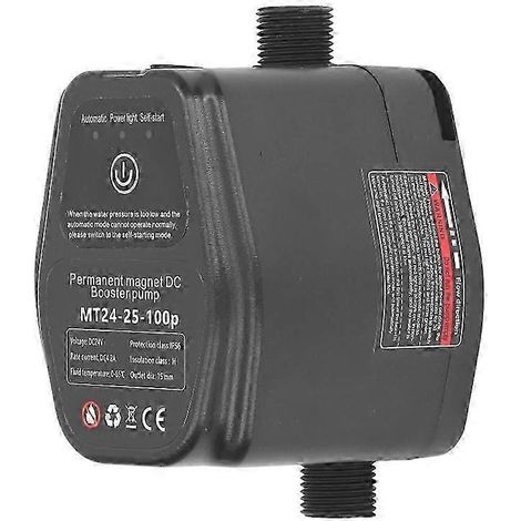 Water Pressure Booster Pump 100w 24v 25l Ip56 Intelligent Sensing Automatic Shower Booster Pump-qm(US Black) (1/3)