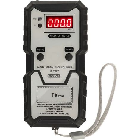 Testeur de Fréquence pour Clés à Distance Infrarouge 100 MHz à 1 GHz Affichage Numérique Haute Précision (1/4)