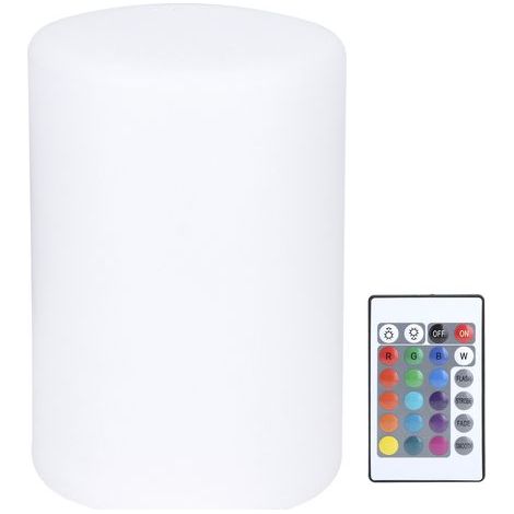 Lampe cylindrique RGB LED 16 couleurs, veilleuse télécommandée pour Bar KTV discothèque (1/5)
