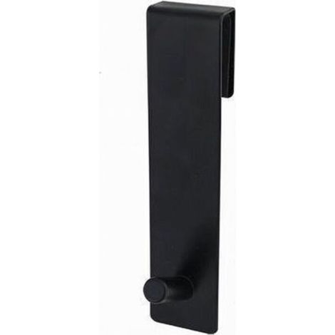 Gancio Per Box Doccia Appendi Asciugamano Accappatoio Bagno 4x13.5 Cm Nero 87769 (1/5)