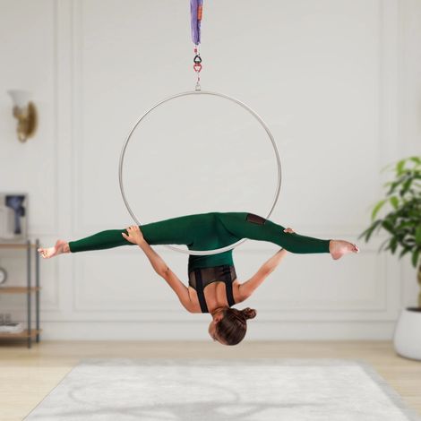 95cm Lufthänge-Ring-Set für Fitness-Yoga-Akkreditik-Training im Familien-Fitnessstudio mit einer Höhe von 1,80 m