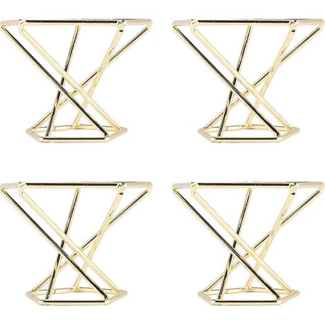 Lot de 4 Geometric air plante support Airplants étagère métal plantes support jardinière Shelves Himmeli décoration (1/5)