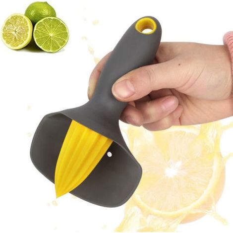 Presse-agrume Manuel - PP Alimentaire TPR - Pour Citron Orange Pamplemousse Lime - 16,6 x 9,8 cm - 1 Pièce