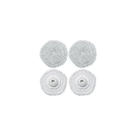 4PCS Chiffons pour Dreame W10/W10 Pro de Rechange pour aspirateur Robot, Lavable Tampon de Vadrouille, Parfait pour Tous Les Types de sols