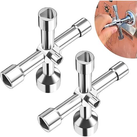 Triangle Wrench Inner Diameter 5mm/8mm/9mm/10mm/13mm, Utility Wrench for Electric Boxes, Gas, Water, Electric Meters and Cabinets (1/5)