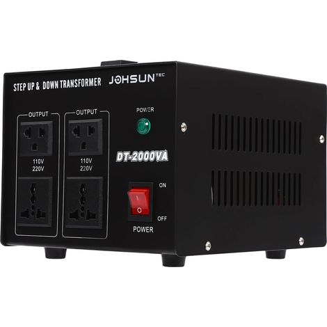Convertidor de voltaje de 2000 W, conversión de doble voltaje, múltiples tomas de salida, funcionamiento seguro. (1/5)