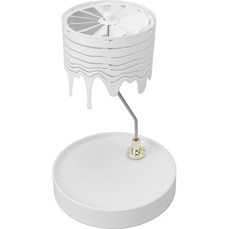 Porte-bougie rotatif en acier inoxydable, sapin de Noël tournant, décoration de table pour fêtes, modèle 2 (1/5)