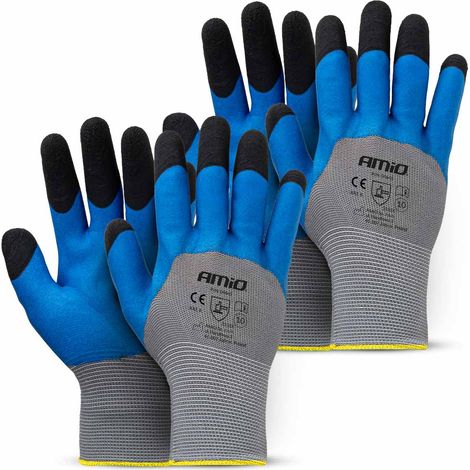 Schutzhandschuhe mit Polyesterschaumbeschichtung, 3/4, Größe 10, 3131X, 4 Stück, amio-04645 (1/5)