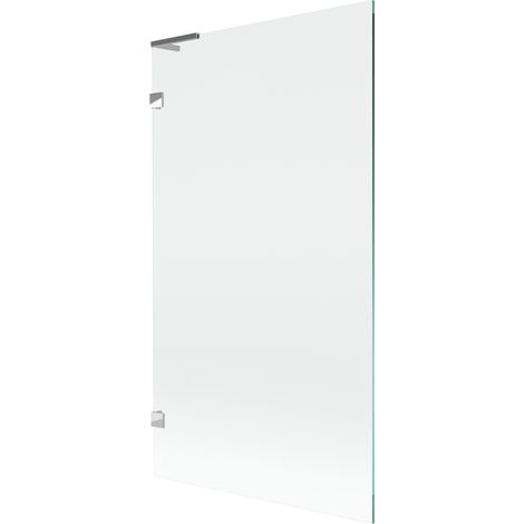 Mexen Lunar L paratia per vasca da bagno 1 anta 100 x 150 cm, trasparente, cromo - 897L-100-000-01-00 (1/5)