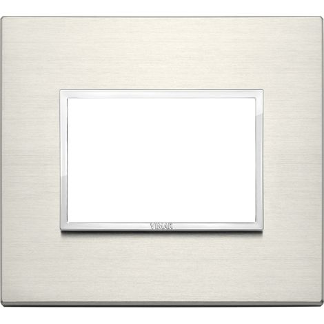 Placca 3M titanio Vimar Eikon Evo 21653.08