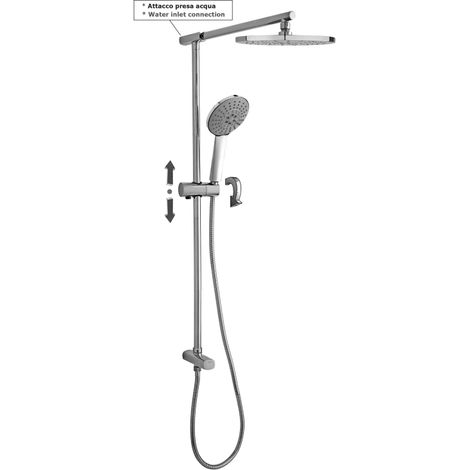 Paffoni Colonne de douche Up ZCOL687CR Chromé - Métal (1/2)