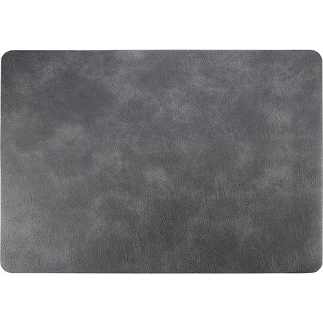 Tapis Alimentation Chien Chat - 45 x 30 cm - Surface Cuir Naturel Base Caoutchouc Anti-dérapante - Absorbant Eau - Lavable Machine - 1 Pièce (1/5)
