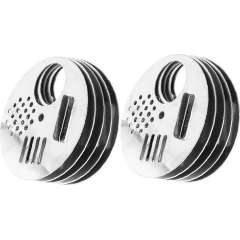 Abeille porte de la boîte Bee Hive Porte d'entrée du disque porte Ruche équipement Vent Bee Nest porte outil Apiculture en acier inoxydable Argent 10PCS