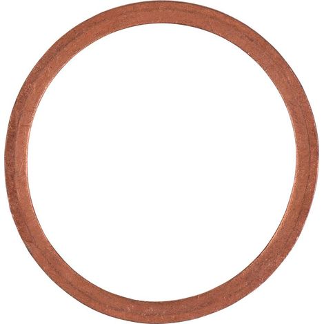 Joint de vidange cuivre 31 x 26 x 2,0 mm, pack de 25