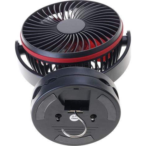 Mini rechargeable desk fan with clip, portable USB fan for students and dorms - AquaForge