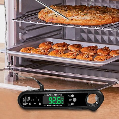 Thermomètre à viande à lecture instantanée pour la cuisson, thermomètre alimentaire numérique à double sonde (1/4)