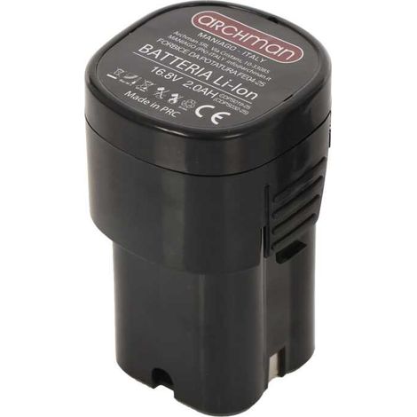 BATTERIA RICARICABILE 16,8V 2Ah RICAMBIO PER FORBICE A BATTERIA FE04-25 ARCHMAN