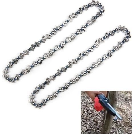 Chaîne de tronçonneuse - AIMOONSA - 36 maillons - 6 pouces (15 cm) - Pas 1/4" - Profil bas (1/5)