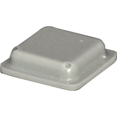 TOOLCRAFT PD2100G Gerätefuß selbstklebend, quadratisch Grau (L x B x H) 10 x 10 x 2.5 mm 1 St.