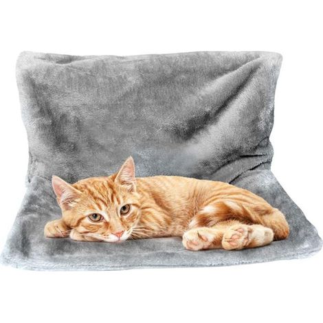 Berceau Chat Hamac, Animaux Hanging Doux et Chaud Fluffy Radiateur Lit Couverture-Fei Yu (1/3)