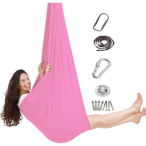 Hängematten für drinnen und draußen, Aerial-Yoga-Schaukeln, komplett mit sämtlichem Zubehör (1/5)