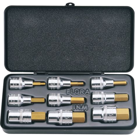 Draper 66202 Metric Hexagon Socket Bit Set (9 Piece) (1/5)