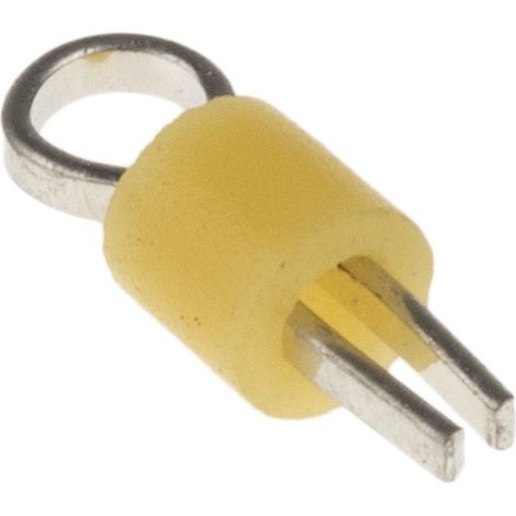 Terminaison Jaune RS PRO, Dia. 1.32mm, en Bronze phosphoreux (1/3)