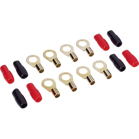 Sinuslive Capocorda ad anello HiFi per auto Kit da 8 10 mm² 8 mm