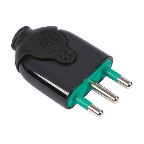 SPINA MOBILE FME - NERO 2P+T 16A- 10 pezzi