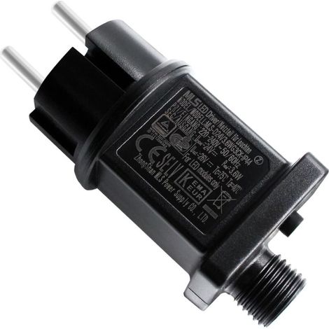 Driver LED 24V 3,6W, adattatore di ricambio per trasformatore a bassa tensione IP44 di classe 2 con funzione di memoria, impermeabile per luci di Natale e luci a stringa (1/4)