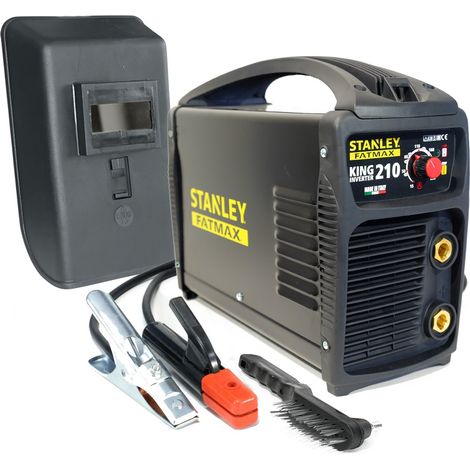 Stanley – Poste à souder inverter 200A MMA – Soudage continu 15-200A – Tension 230V – Électrodes 1,6 à 5mm – Accessoires inclus : masque, câbles, porte-électrode (1/5)