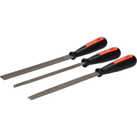 Silverline - Râpes à Bois, 3 Pcs - 200 Mm