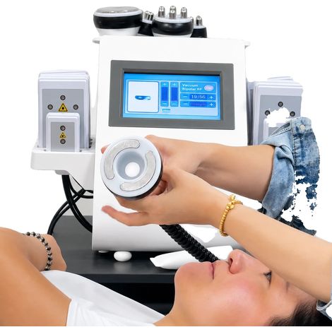 Apparecchio dimagrante a cavitazione ultrasonica, modellamento del corpo, riduzione della cellulite, BIANCO (1/2)