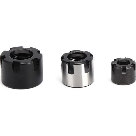 Écrou de serrage ER11M/16M/20M, 40 attaches en acier pour Machine à graver le bois CNC (1/5)