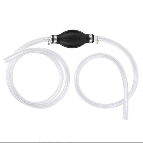 Pompe à carburant manuelle, pompe à carburant manuelle universelle de 10 mm avec tuyau de carburant de 2 mètres, pompe de démarrage automobile/marine (1/5)