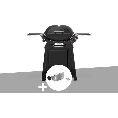 Barbecue à gaz Q 2800N+ Chariot noir + Rôtissoire - Weber