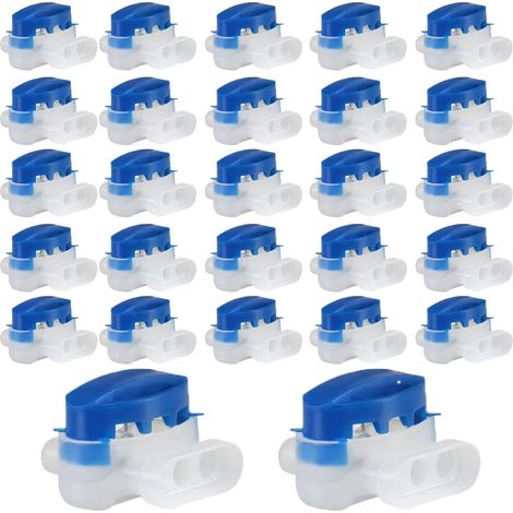 40 PCS Connecteurs Cable Robot Tondeuse Remplis de Gel Résine Original, Connecteurs Étanche 314 Pour Connecteurs Robot Tondeuse Automower- Étanches, Sûrs, Dénudage Inutile (1/5)