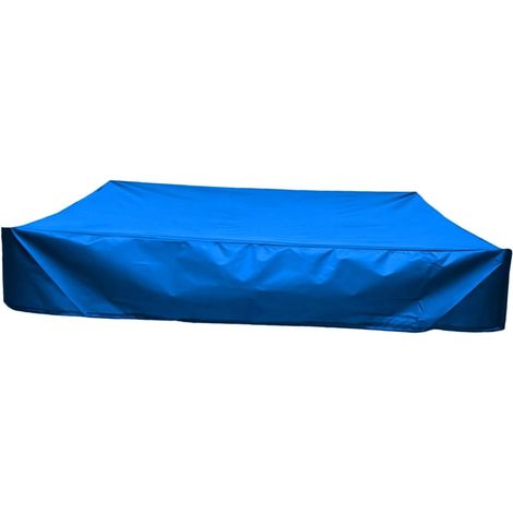 Housse Carrée Imperméable pour Bac à Sable Garçon Fille Protection Extérieure avec Corde de Fixation Pliable pour Jardin et Patio Couverture Poussière et Pollution (1/5)