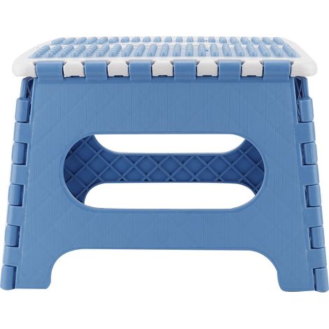 Tabouret Pliant En Plastique Chaise Portable Résistante Pour Massage Et Usage Quotidien - Bleu (1/5)