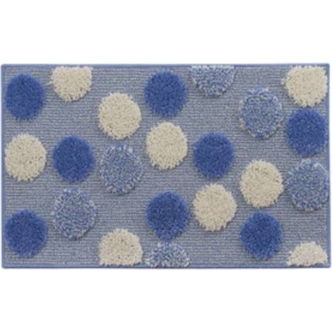 TAPPETO BAGNO IOS 50X80 CM BLU