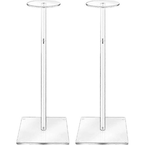 Lot de 2 présentoirs à chapeaux et perruques en acrylique transparent.-43.00X15.00X15.00CM (1/4)
