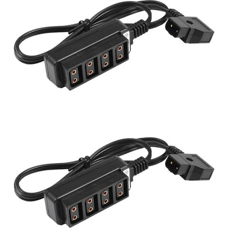 Stromverteileradapter: 2 D-Tap Typ B Stecker auf 4 P-Tap Buchsen. (1/5)