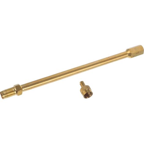 Rallonge De Valve De Pneu En Laiton 140 Mm, Tube D’extension Pour Voiture Moto Camion, Accessoire Gonflage Facilitant L’entretien Pneus, Usage Quotidien Solide (1/5)