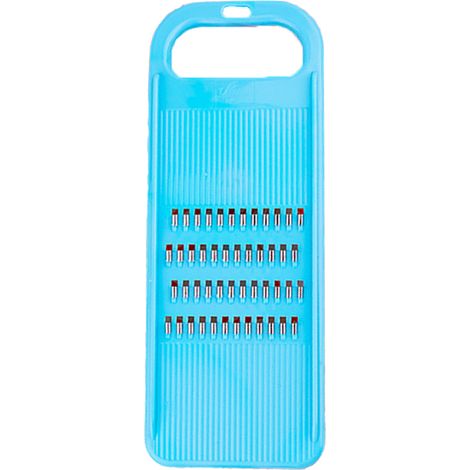 Manueller Gemüseschneider und Multifunktionsreibe, Schnell-Gemüseschneider mit Kabel. Ideal für Zwiebeln, Karotten und Käse. Praktisches Küchengerät – Blau