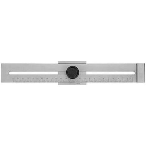 Règle de Précision pour Menuiserie 0-250mm - Instrument de Mesure Haute Précision - Échelle Graduée - Outil Professionnel pour Bois (1/4)