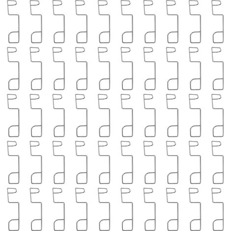 50 pièces Clips de panneau de clôture, pinces de fixation de balustrade de jardin en acier inoxydable 304 pour l'installation de clôture (1/5)