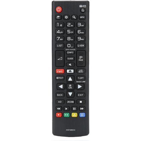 Ersatzfernbedienung kompatibel mit LG LCD- und LED-Fernsehern AKB75095312 24LJ480U 24MT49S 28LK480U 28MT49S